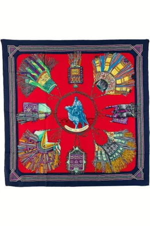 Hermès Femme, Pre-owned, Multicolore, Taille: ONE Size Pre-owned Soie foulards
