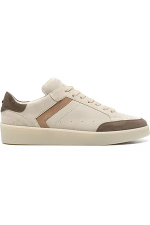 CANALI Homme, Chaussures, , Taille: 44 EU Baskets en cuir italien avec semelle en caoutchouc