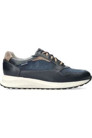 Mephisto Homme, Chaussures, Bleu, Taille: 40 1/2 EU Baskets homme bleue - Davis