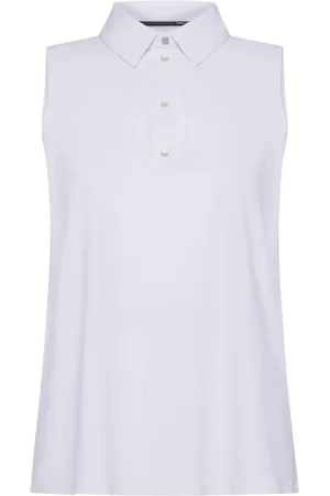 RRD Femme, Tops, Blanc, Taille: 38 FR Polo blanc sans manches