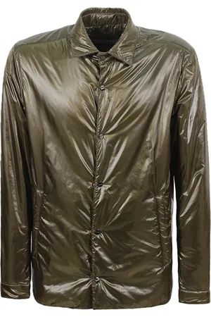 HERNO Homme, Vestes, Vert, Taille: M Manteau Militaire Vert à Boutons