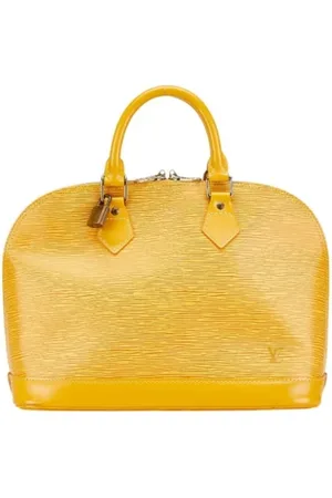 LOUIS VUITTON Femme, Pre-owned, Jaune, Taille: ONE Size Pre-owned Cuir sacs-louis-vuitton