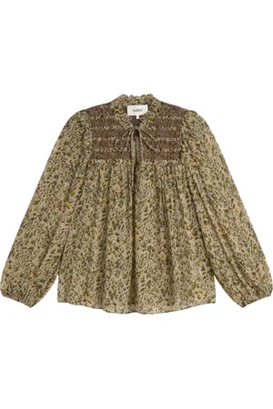 Bash Femme, Blouses et Chemises, Brun, Taille: 36 FR Élégante Blouse Capucine