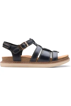 Clarks Femme, Chaussures, Noir, Taille: 39 EU Sandale noire pour femme - collection été