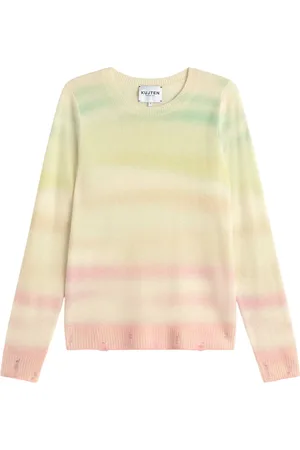 KUJTEN Femme, Pulls, Multicolore, Taille: 42 FR Pull en Cachemire de Luxe Nala Elegance