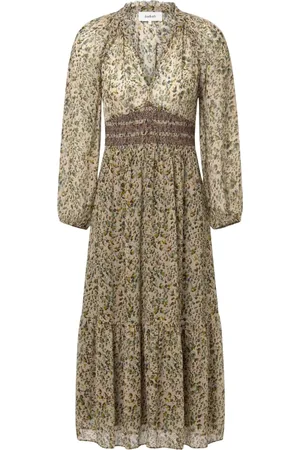 Bash Femme, Robes, Brun, Taille: 36 FR Robe Midi Élégante Inspirée par le Ballet