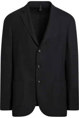 Biagio Santaniello Homme, Vestes, Bleu, Taille: 3XL Veste à un bouton