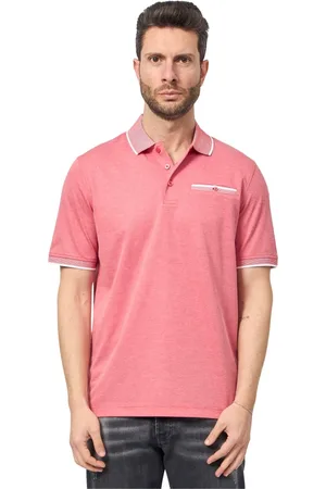Bugatti Homme, Tops, Rose, Taille: 3XL T-shirts et Polos Rose