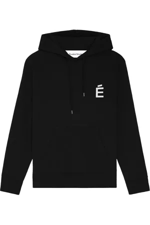 Etudes Femme, Sweatshirts et sweats à capuche, Noir, Taille: 40 FR Sweat à Capuche en Coton Noir