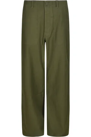 R13 Femme, Pantalons, Vert, Taille: W28 Jeans Verts Style Denim