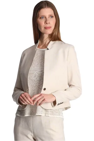 Alessia Santi Femme, Vestes, , Taille: 38 FR Vestes Beiges pour Femmes