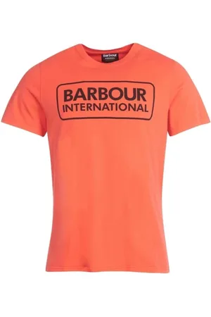 Barbour Homme, Tops, , Taille: L Essential Large Logo T-Shirt Intense