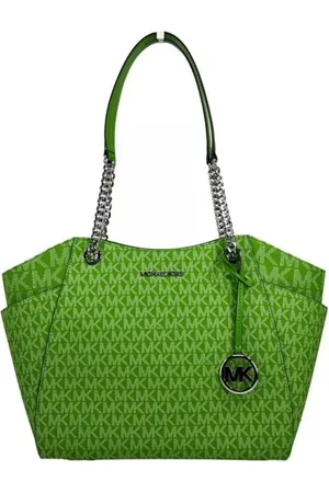 Michael Kors Femme, Sacs, Vert, Taille: ONE Size Sac à Bandoulière Chain Élégant