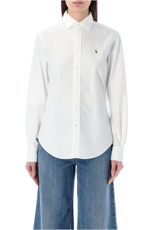 Ralph Lauren Femme, Blouses et Chemises, Blanc, Taille: 40 FR Chemise Oxford Classique