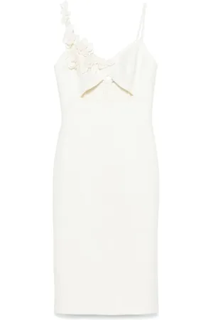 ERMANNO SCERVINO Femme, Robes, Blanc, Taille: 38 FR Robe Blanche Collection