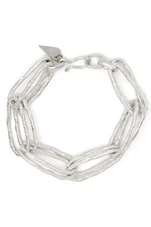 FORTE FORTE Femme, Accessoires, Gris, Taille: ONE Size Bracelet Sculpture Argent
