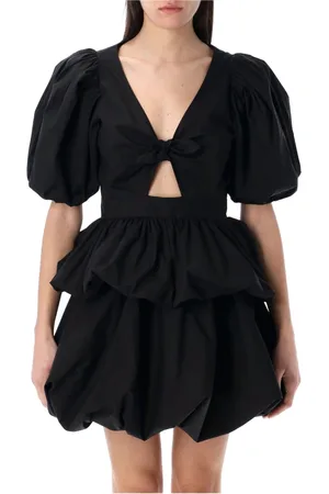 ROTATE Femme, Robes, Noir, Taille: 40 FR Puff Sleeve Top