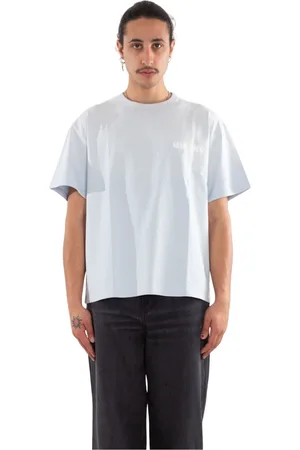MISBHV Homme, Tops, Bleu, Taille: S Tee Bleu Lavé
