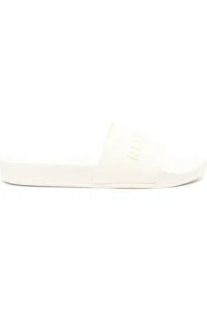 Represent Homme, Chaussures, Blanc, Taille: 45 EU Baskets Blanche avec Logo et Semelle en Caoutchouc