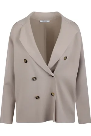 Max Mara Femme, Vestes, , Taille: 42 FR Veste en viscose à double boutonnage