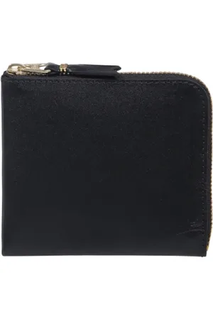 Comme des Garçons Homme, Accessoires, Noir, Taille: ONE Size Portefeuilles classiques à fermeture éclair et porte-cartes