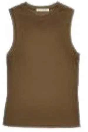 Acne Studios Femme, Tops, Brun, Taille: 42 FR T-shirt Décontracté en Coton de Différentes Couleurs