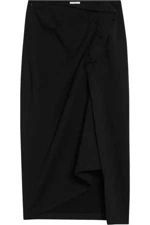 DRIES VAN NOTEN Femme, Jupes, Noir, Taille: 34 FR Élégante Jupe Crayon