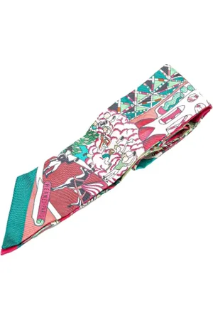 Hermès Femme, Pre-owned, Multicolore, Taille: ONE Size Pre-owned Soie foulards