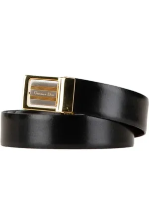 Dior Femme, Pre-owned, Noir, Taille: ONE Size Pre-owned Cuir ceintures