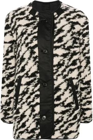 Isabel Marant Femme, Vestes, Noir, Taille: 36 FR Manteau Élégant en Laine Noire