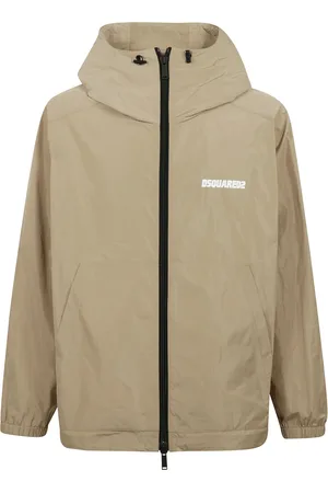 Dsquared2 Homme, Vestes, , Taille: M Veste Sportive à Fermeture Éclair et Logo Imprimé