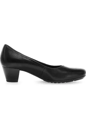 Gabor Femme, Chaussures, Noir, Taille: 44 EU Escarpins Noirs en Cuir pour Femmes