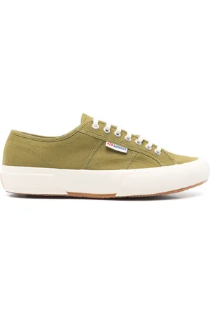 Superga Homme, Chaussures, Vert, Taille: 43 EU Baskets Vertes avec Semelle en Caoutchouc
