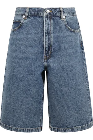 Frame Femme, Shorts, Bleu, Taille: W28 Denim Bermuda Shorts