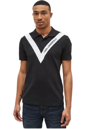 Karl Lagerfeld Homme, Tops, Noir, Taille: S Polo