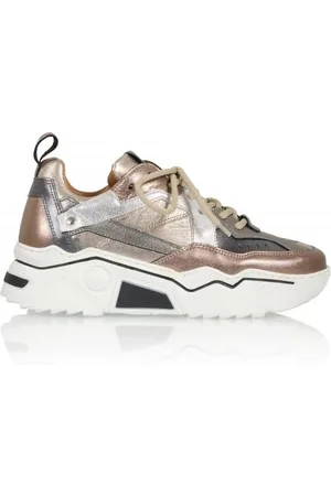DWRS Femme, Chaussures, , Taille: 37 EU Baskets à semelle chunky et détails métalliques pour femmes