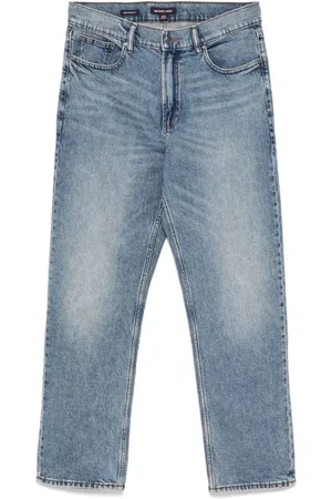 Michael Kors Homme, Jeans, Bleu, Taille: W36 Jean Denim Bleu Clair avec Poches Classiques