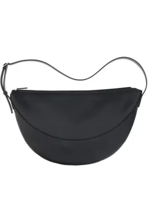 The Row Femme, Sacs, Noir, Taille: ONE Size Sac à Bandoulière en Cuir Demi-Lune