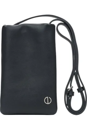 Estro Femme, Accessoires, Noir, Taille: ONE Size Sac Téléphone en Cuir Noir pour Femme