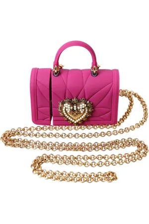 Dolce & Gabbana Femme, Accessoires, Rose, Taille: ONE Size Étui Airpods en Silicone Matelassé Chic - Rose & Or