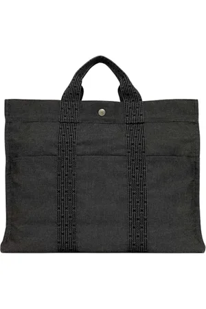 Hermès Femme, Pre-owned, Gris, Taille: ONE Size Pre-owned Toile sacs-main