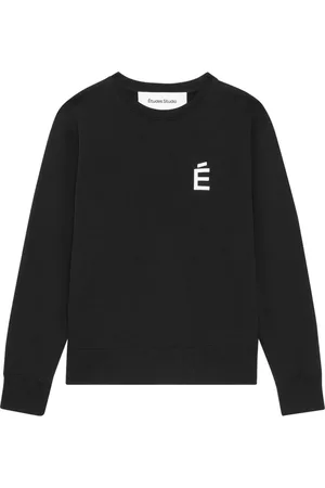 Etudes Femme, Sweatshirts et sweats à capuche, Noir, Taille: 42 FR Noir Coton Regular Crew Neck