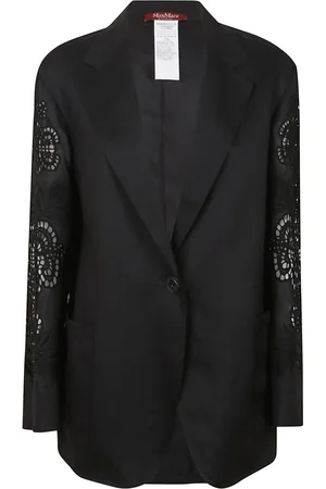 Max Mara Femme, Vestes, Noir, Taille: 38 FR Veste Élégante pour Femme