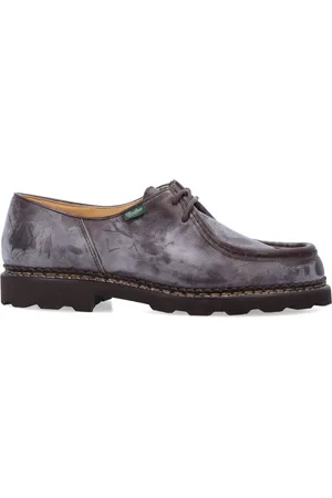 Paraboot Homme, Chaussures, Gris, Taille: 40 EU Chaussures Derby en Cuir Effet Marbre