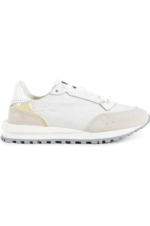 Hidnander Homme, Chaussures, Blanc, Taille: 43 EU Prime Nylon Cuir Baskets