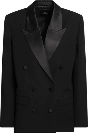 ANINE BING Femme, Vestes, Noir, Taille: 40 FR Veste à Double Boutonnage