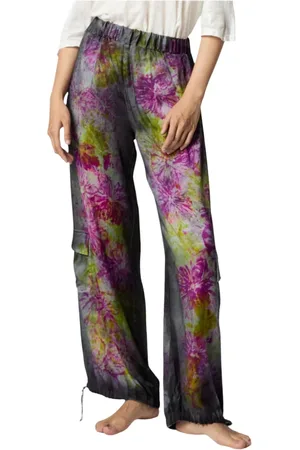 AVANT TOI Femme, Pantalons, Multicolore, Taille: 42 FR Pantalon Tissé Nera/Rosa