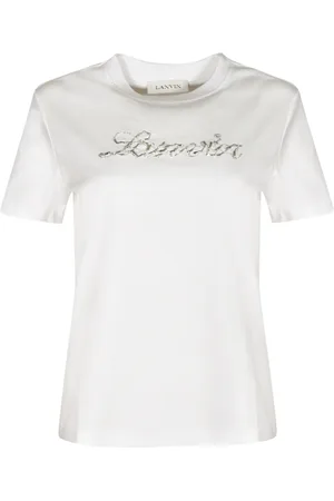 Lanvin Femme, Tops, Blanc, Taille: 40 FR T-shirts et Polos élégants