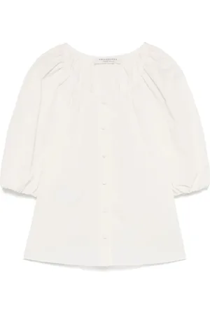 Serafini Femme, Blouses et Chemises, Blanc, Taille: 36 FR Élégante Blouse en Soie
