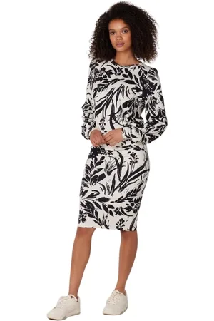 Jansen Amsterdam Femme, Robes, Blanc, Taille: 36 FR Pull Botanique